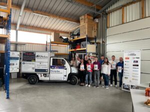 Übergabe des e-Trucks ReUse Deutschland e.V. Standorte der zertifizierten Kaufhäuser